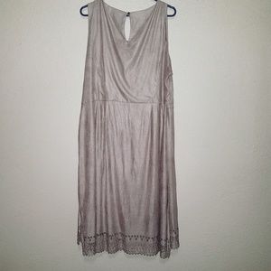 Cato suede dress
